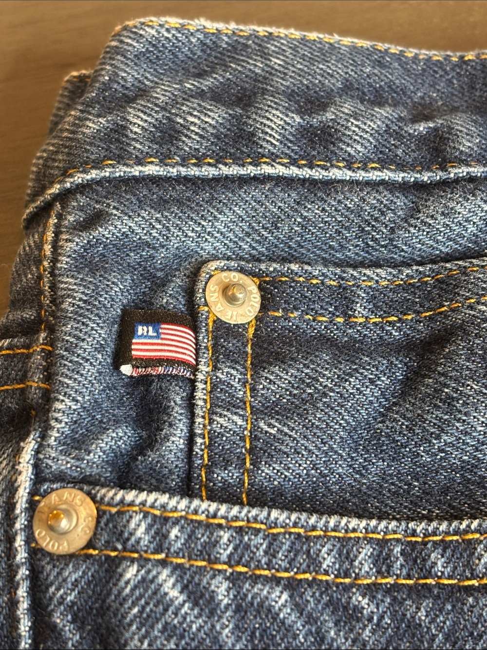 💙 Polo Ralph Lauren Straight Leg Jeans Dark Wash Classic Women’s 6 31 Inseam 💙 - Picture 5 of 12